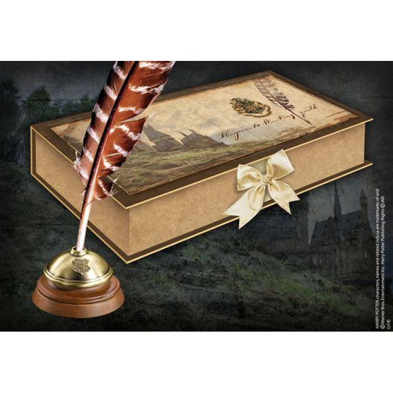 Harry Potter plume et encrier Hogwarts (Poudlard)