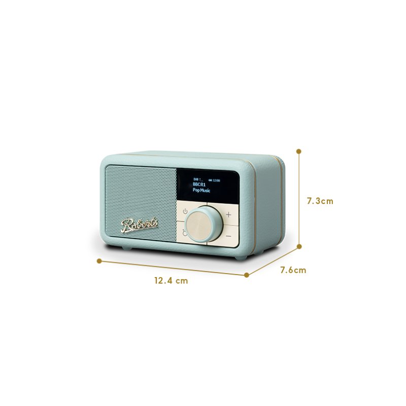 Roberts Radio Revival Petite Portable Analogique et numérique Bleu
