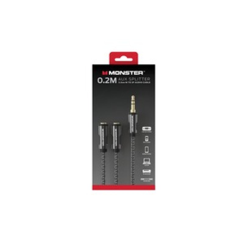 ESSENTIALS MINICABLE REPARTITEUR AUDIO STEREOJACK3,5M 2X3,5F