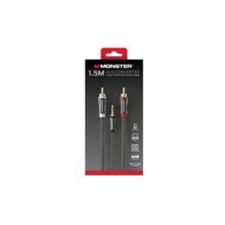 ESSENTIALS CABLE AUDIO INTERCO JACK 3,5MM VERS 2RCA MALE 1,5M