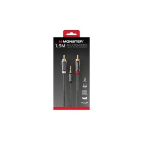 ESSENTIALS CABLE AUDIO INTERCO JACK 3,5MM VERS 2RCA MALE 1,5M