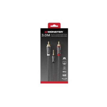 ESSENTIALS CABLE AUDIO INTERCO JACK 3,5MM VERS 2RCA MALE 3M