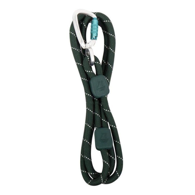 Woolly Wolf - Rope Leash 10mm - 180cm - Evergreen