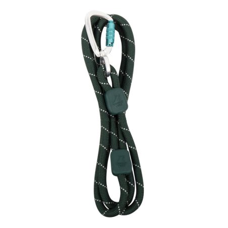 Woolly Wolf - Rope Leash 10mm - 180cm - Evergreen