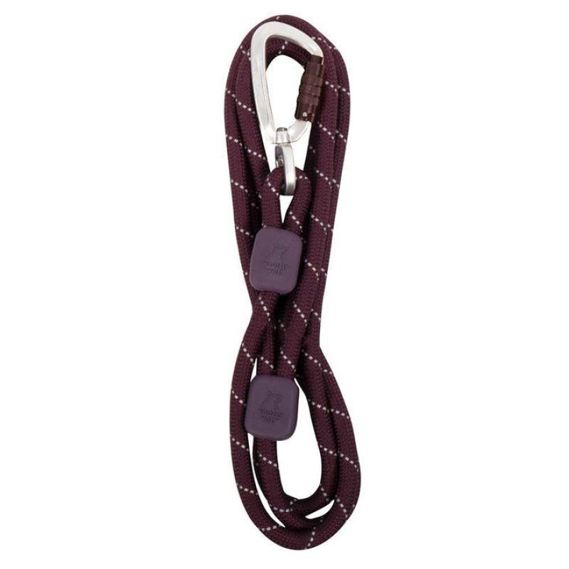 Woolly Wolf - Rope leash - 10mm - 180cm Juicy Plum