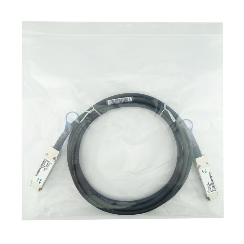 DAC-Q28-100G-3M InfiniBand Cable QSFP28 Black (DAC-Q28-100G-3M-BL)
