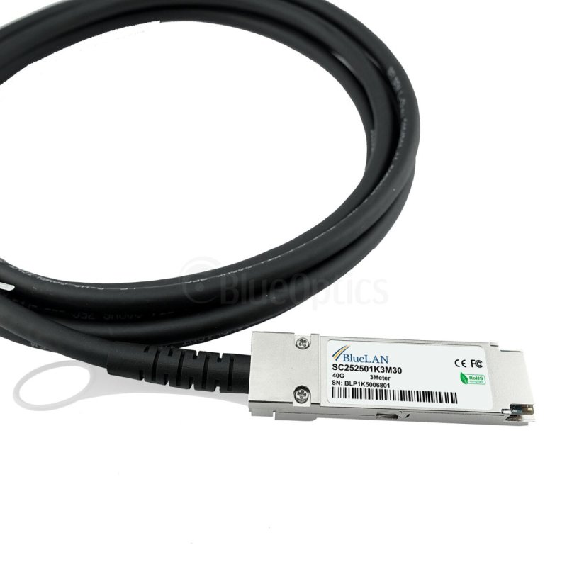 QSFP-40G-CU3M compatible BlueLAN DAC QSFP SC252501K3M30