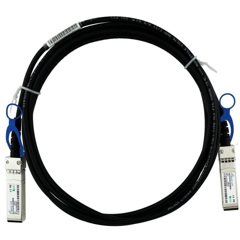 BlueOptics SFP28-DAC-2M-UQ InfiniBand/fibre optic cable Black