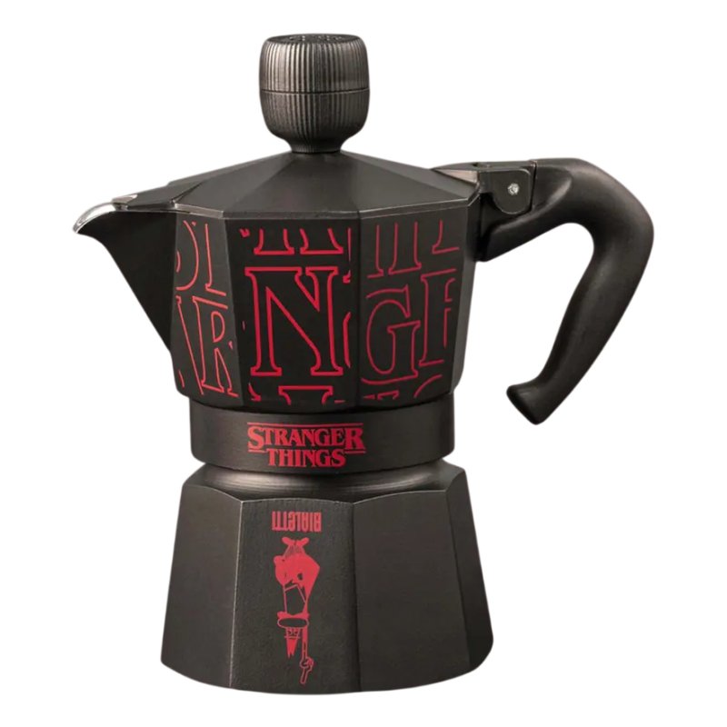 Bialetti Stranger Things Moka pot Black, Red