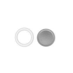 Ricambi Induc. 1 Ersatz dichtung 1 Filter 4 Tassen