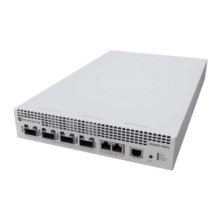 Mikrotik CRS804-4DDQ-HRM network switch 10G Ethernet (100/1000/10000) Grey