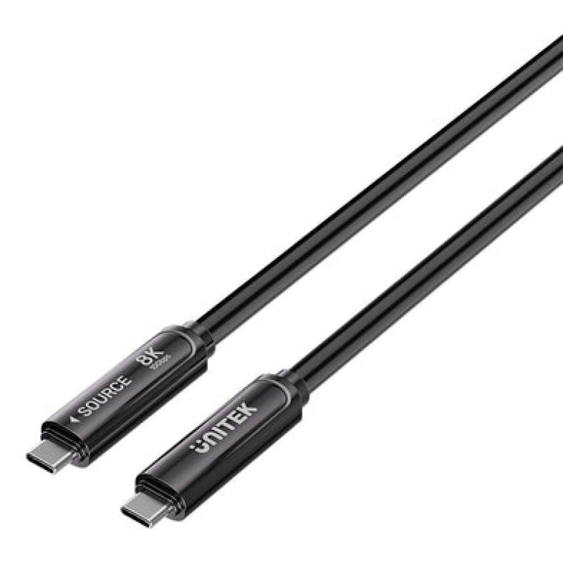 UNITEK OPTIC CABLE USB-C PD60W 8K30HZ 5M BLACK