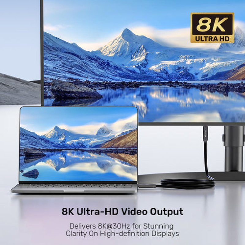 UNITEK C14178ABK01-5M câble USB USB 3.2 Gen 2 (3.1 Gen 2) USB C 10 Gbit/s 60 W Noir
