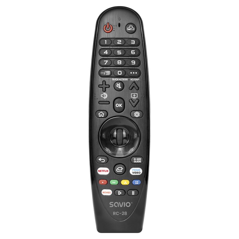 Savio RC-28 remote control IR Wireless TV Press buttons