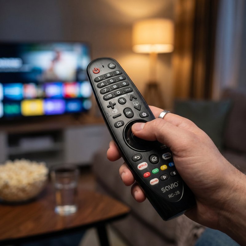 Savio RC-28 remote control IR Wireless TV Press buttons