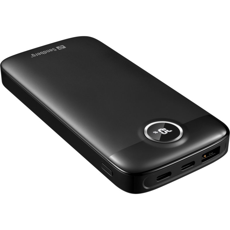Sandberg 421-48 banque d'alimentation électrique Semi-solide 10000 mAh Noir