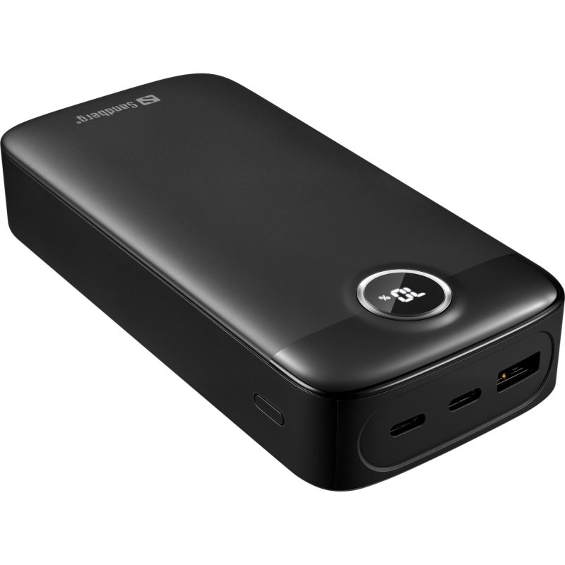 Sandberg 421-49 banque d'alimentation électrique Semi-solide 20000 mAh Noir