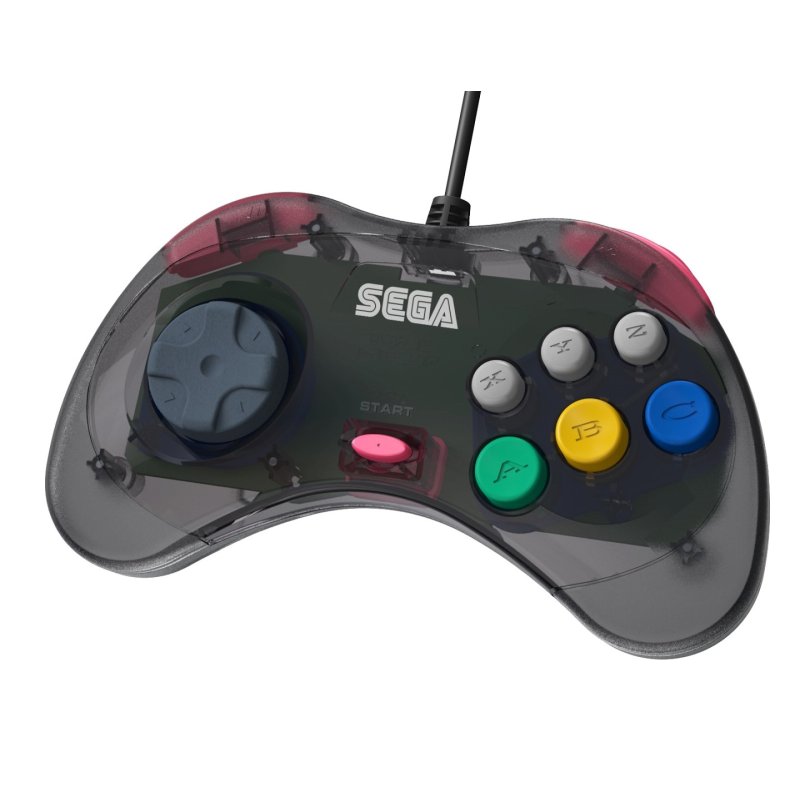 Retro-Bit RB-SGA-022 Gaming Controller Grey Gamepad Analogue Sega Saturn