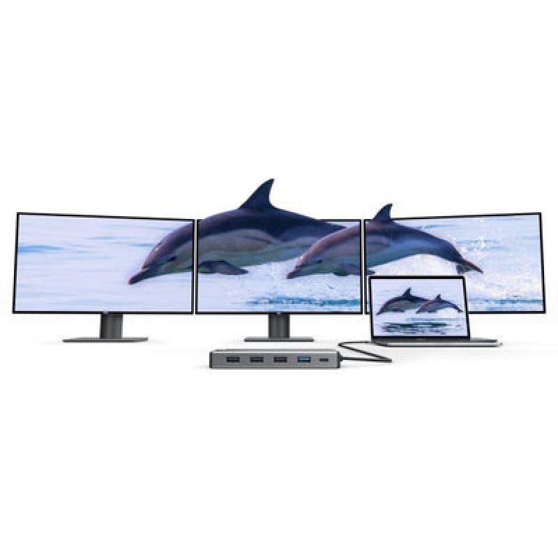 ALOGIC DUCDDV3V2 laptop dock/port replicator Wired USB 3.2 Gen 1 (3.1 Gen 1) Type-A Type-C Grey