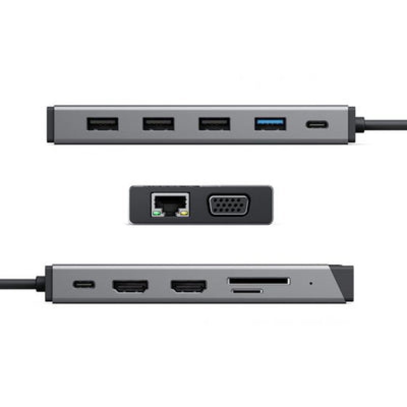 12-in-1 USB-C PD DV3 Triple Display Docking Station