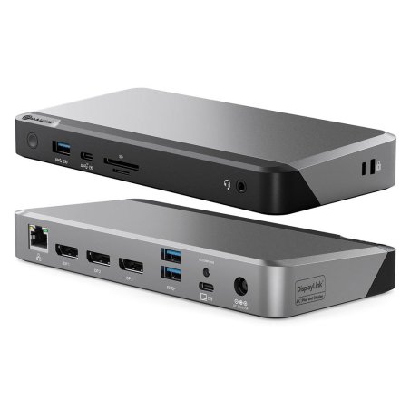 100W USB-C DX3 Triple 4K Display Docking Station Space Gr
