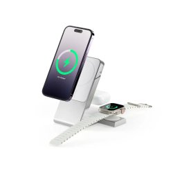 Matrix MagSafe Charger & Powerbank, Weiß, MSPBDDAWCWH-G