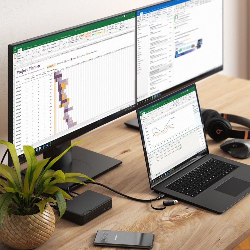 ALOGIC DUTHDPR station d'accueil USB 3.2 Gen 1 (3.1 Gen 1) Type-C Noir