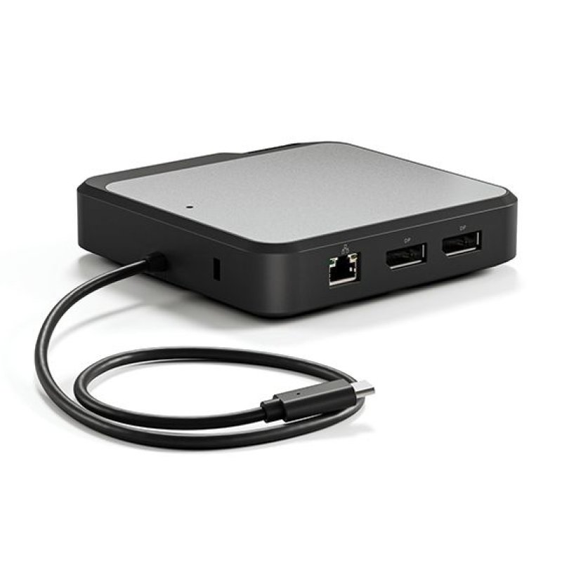 ALOGIC DUCD2 station d'accueil Avec fil USB 3.2 Gen 2 (3.1 Gen 2) Type-C Gris, Noir