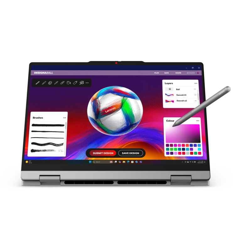 Lenovo IdeaPad 5 2-in-1 14AGP11 Copilot PC AMD Ryzen AI 7 445 Hybride (2-en-1) 35,6 cm (14") Écran tactile WUXGA 16