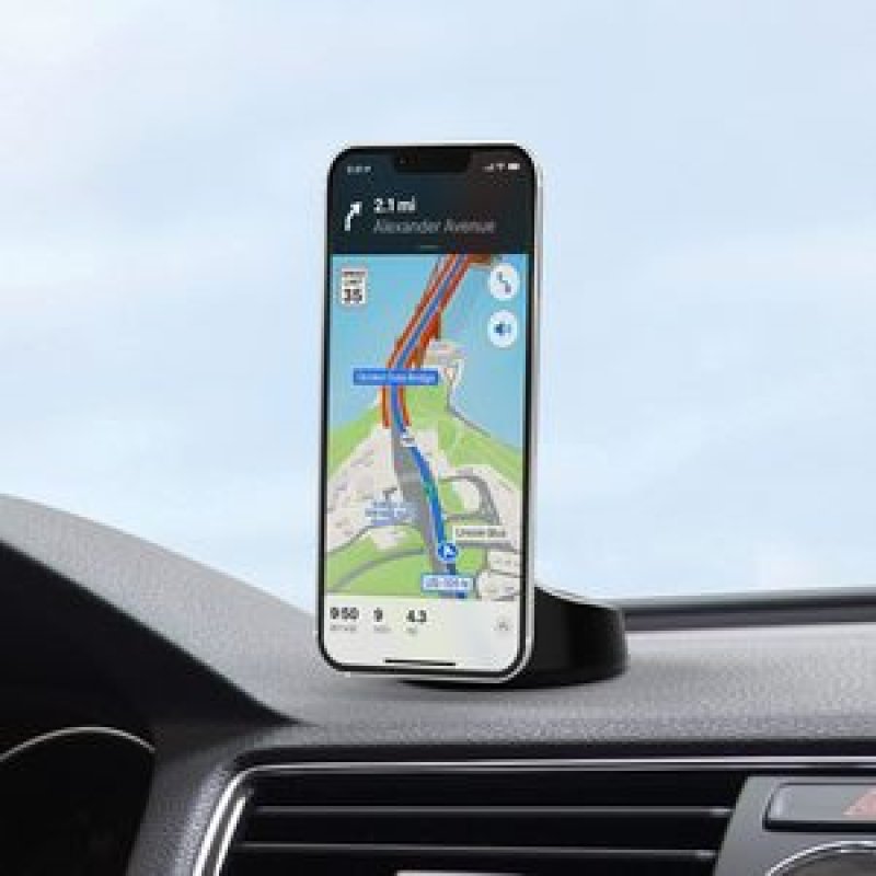 Kenu Airbase Magnetic Support passif Mobile/smartphone Noir, Argent