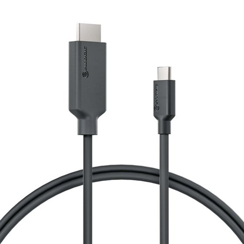 USB C Adapterkabel Typ C -HDMI M/M 4k 60 Hz 1m, sw
