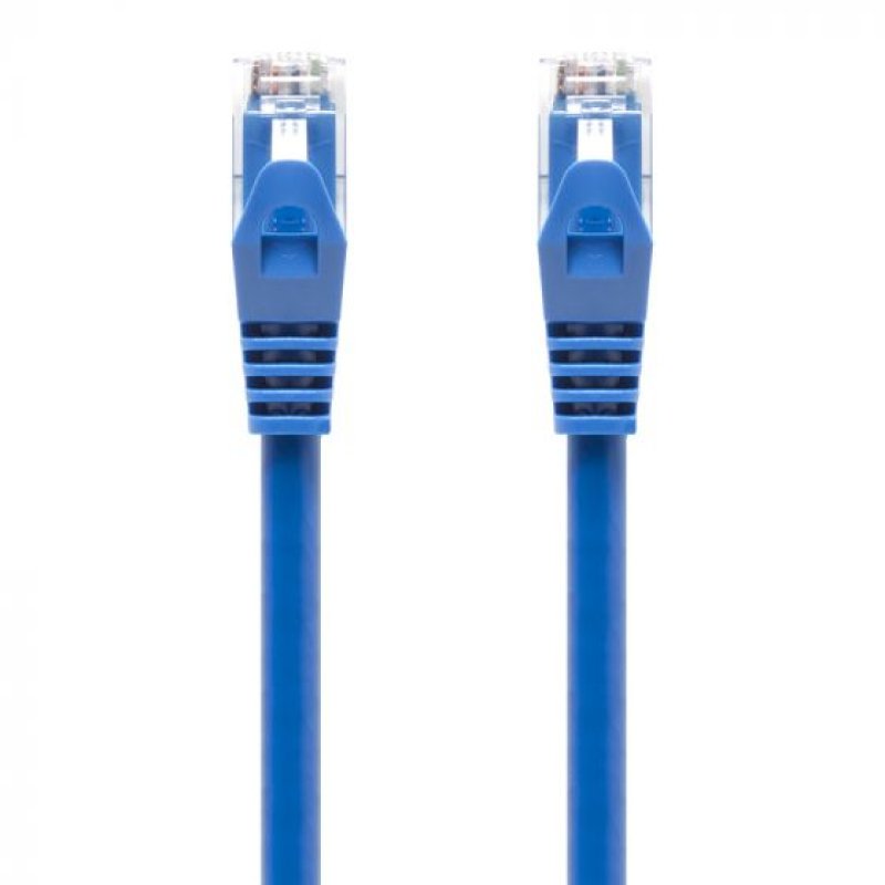 Patchkabel Cat6 2x RJ45 LSZH 0.3m blau