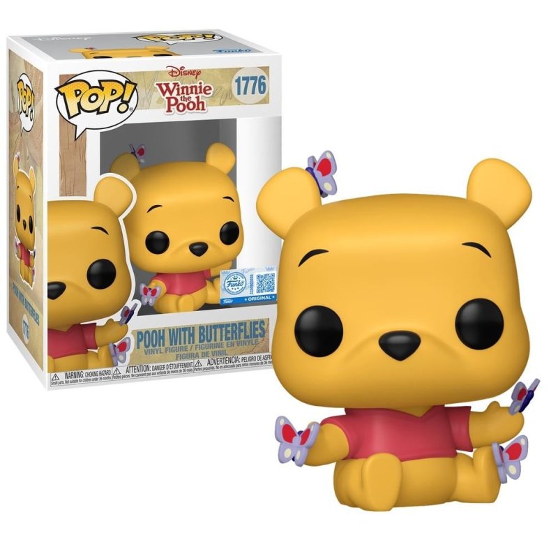 WINNIE L'OURSON - POP Disney N° 1776 - Winnie avec Papillon