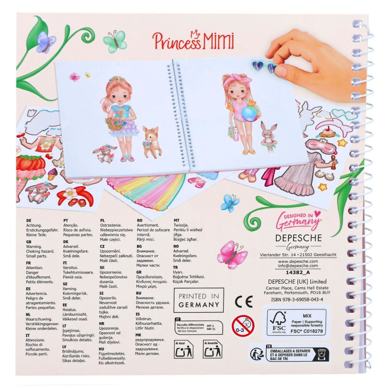 Princess Mimi - Sticker Book Dress Me Up (0414382)