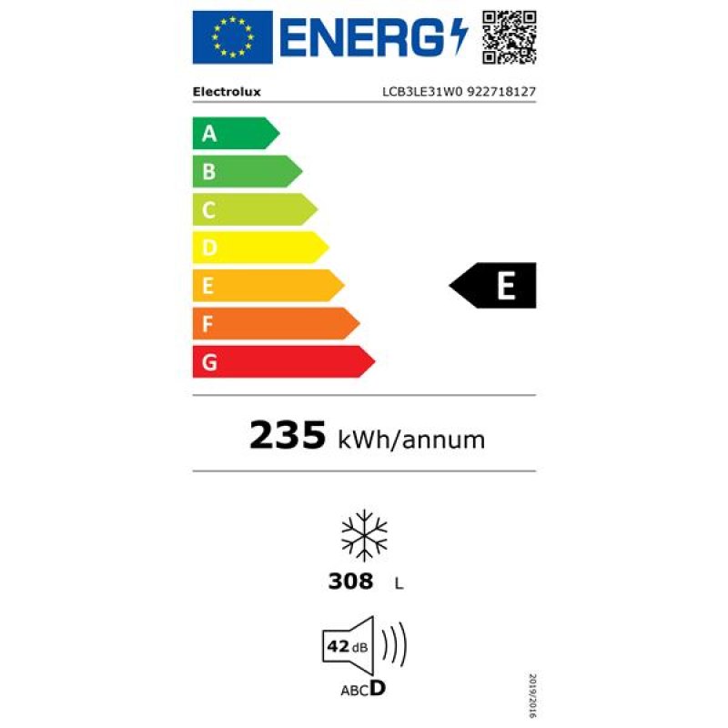 Congélateur coffre LCB3LE31W0