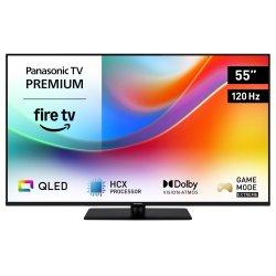 139,7cm/55" (3840x2160) Panasonic TV-55W85B 16:9 4K QLED 120Hz Fire TV HDR Dolby Atmos