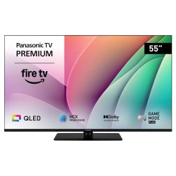 139,7cm/55" (3840x2160) Panasonic TV-55W80A 16:9 4K QLED Fire TV HDR Game Mode