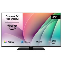 109,2cm/43" (3840x2160) Panasonic TV-43W80A 16:9 4K QLED Fire TV HDR Game Mode