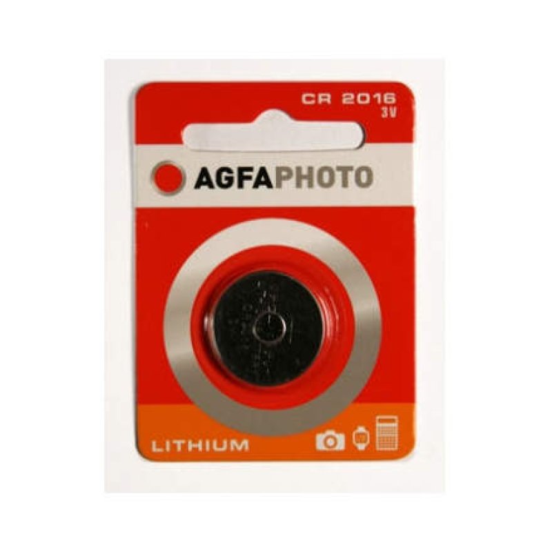 AgfaPhoto Batterie Knopfzelle CR2016 3.0V Lithium 1St.
