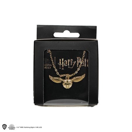 Harry Potter pendentif et collier Vif d'or