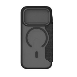 COQUE FOLIO HYBRID FOLD SNAP GRS IPHONE 17 PRO TRANSPARENT NOIR