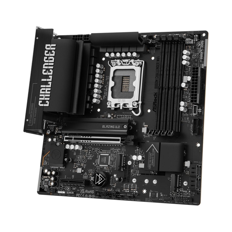 Asrock B860M Challenger WiFi Intel B860 LGA 1851 (Socket V1) micro ATX