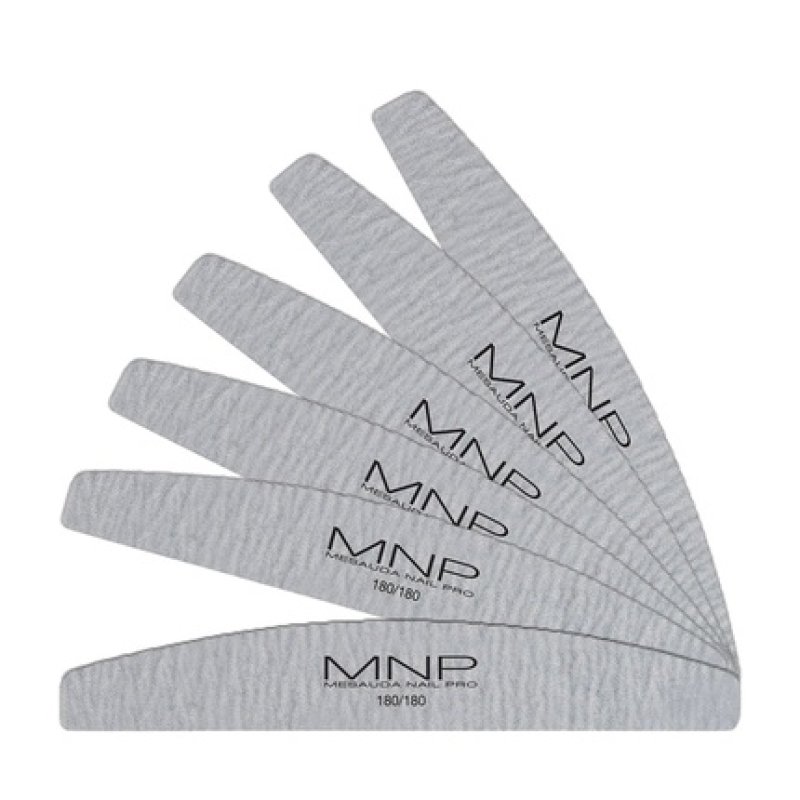 My Nail Pro Zebra Arch File Orange 100100 6 Pieces Coarse Grit File