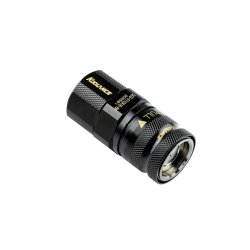 Koolance QD3 Schnellverschluss gerade weiblich auf 16/10mm - schwarz
