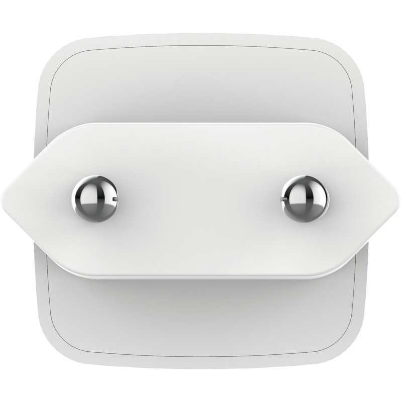 Mini chargeur secteur Verbatim GaN USB-C avec cable USB-C 20W (Blanc)
