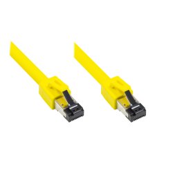 RNS® Patchkabel Cat. 8.1, S/FTP, PiMF, halogenfrei (LSZH), 2000MHz, 40Gbit/s, gelb, 5m, Good Connections®