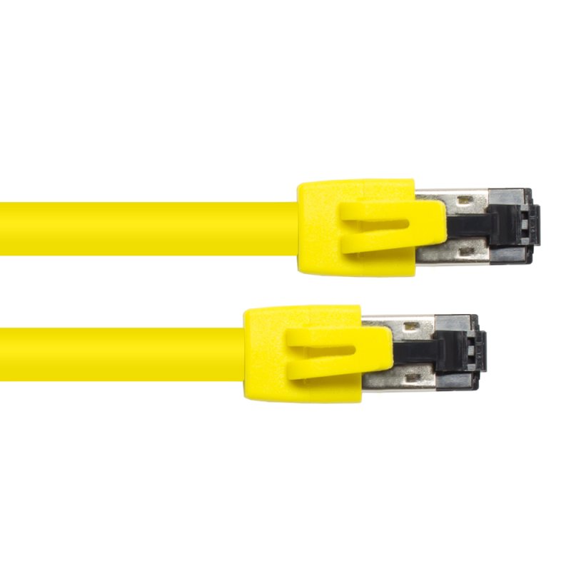 RNS® Patchkabel Cat. 8.1, S/FTP, PiMF, halogenfrei (LSZH), 2000MHz, 40Gbit/s, gelb, 7,5m, Good Connections®