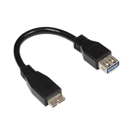 Alcasa 2711-OTG USB cable USB 3.2 Gen 1 (3.1 Gen 1) 0.1 m Micro-USB B USB A 5 Gbit/s Black