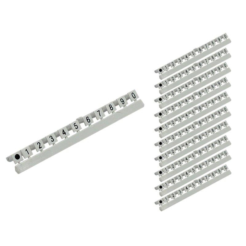 Alcasa GC-N0070 marqueur de câble Blanc 100 pièce(s)