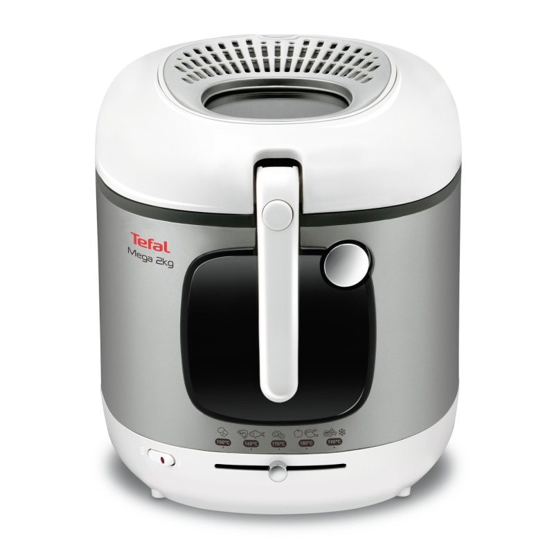 Tefal FR4800 Single Stand-alone 2100 W Deep fryer Stainless steel, White